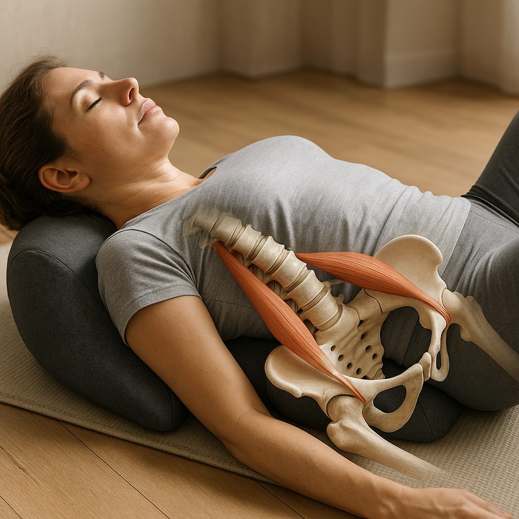 Coussin psoas: de verborgen sleutel tot rugpijnverlichting - Illustration