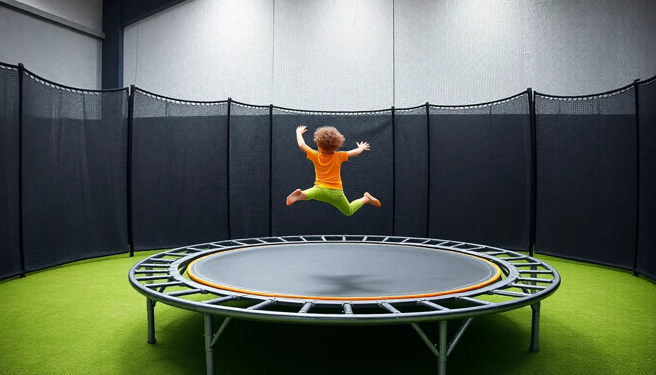 Trampolinespringen: vriend of vijand voor je rug? - Illustration