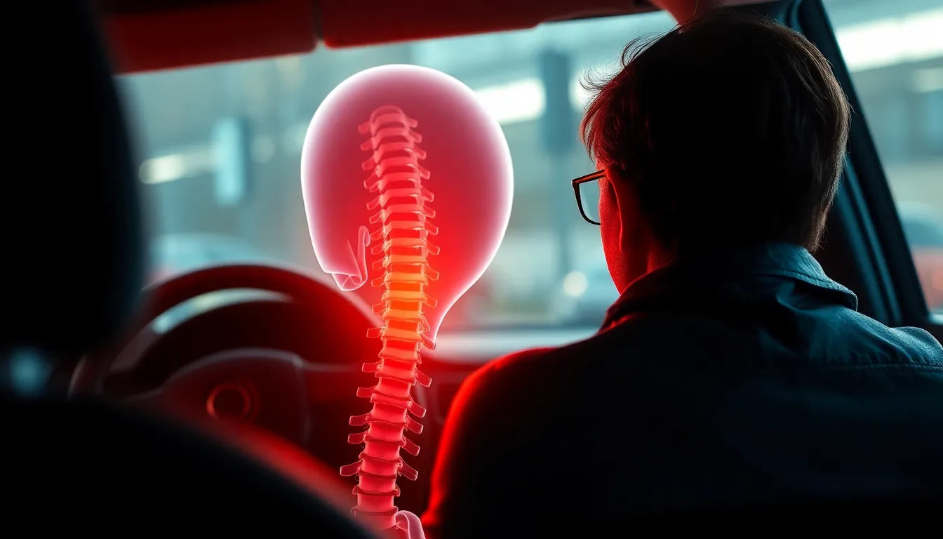 Verlicht pijn na een aanrijding van achteren: ontdek effectieve oplossingen voor nekklachten - Illustration
