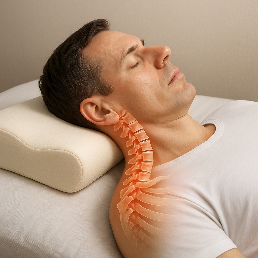 Ervaar ultiem slaapcomfort met het juiste orthopedisch kussen - Illustration