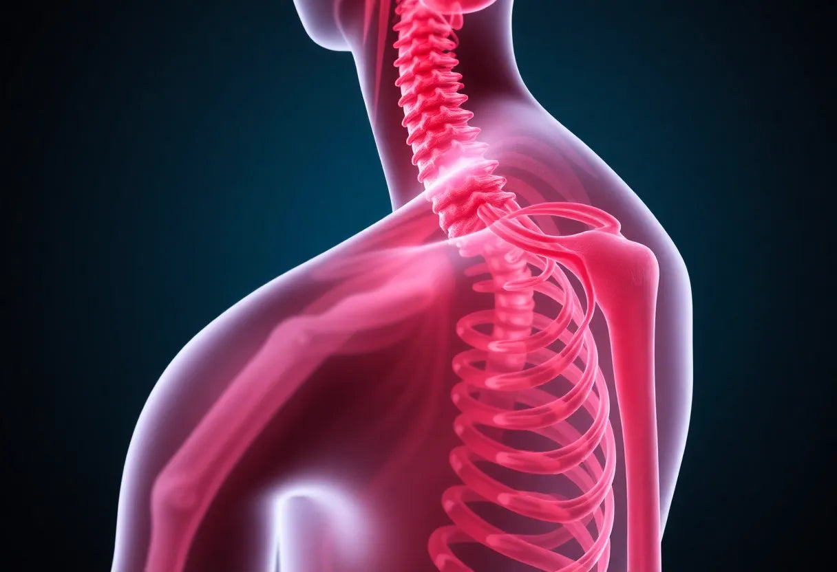 Verlicht schouderbladklachten: ontdek de verborgen oorzaak van hernia - Illustration