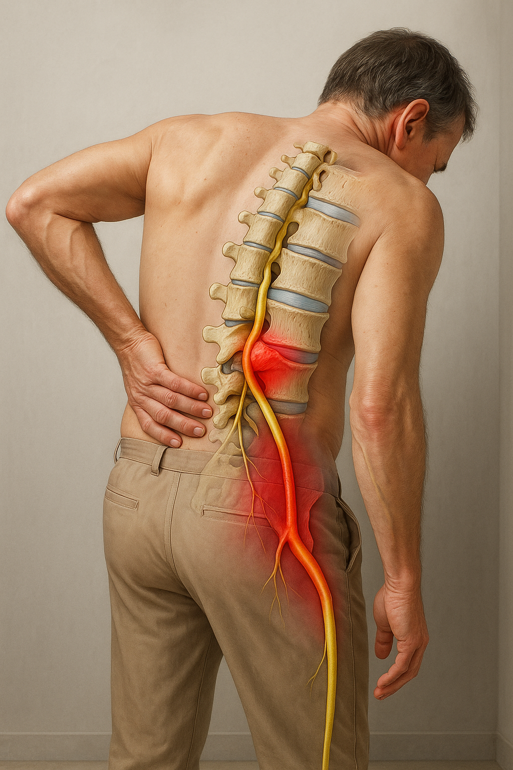 Verlicht lage rugpijn: ontdek de oorzaken en oplossingen voor sciatique - Illustration