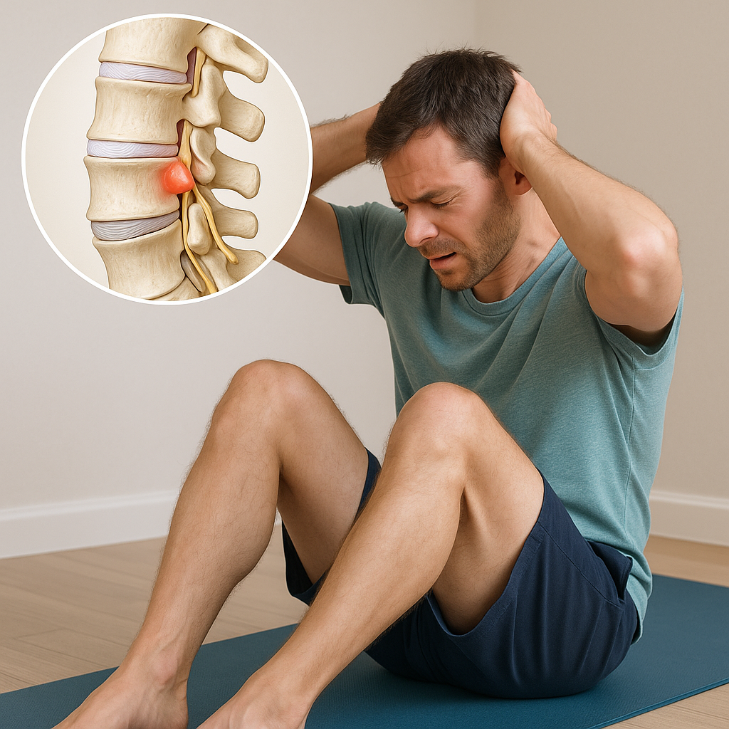 Ontdek de kracht van thuisoefeningen bij een hernia in de nek - Illustration