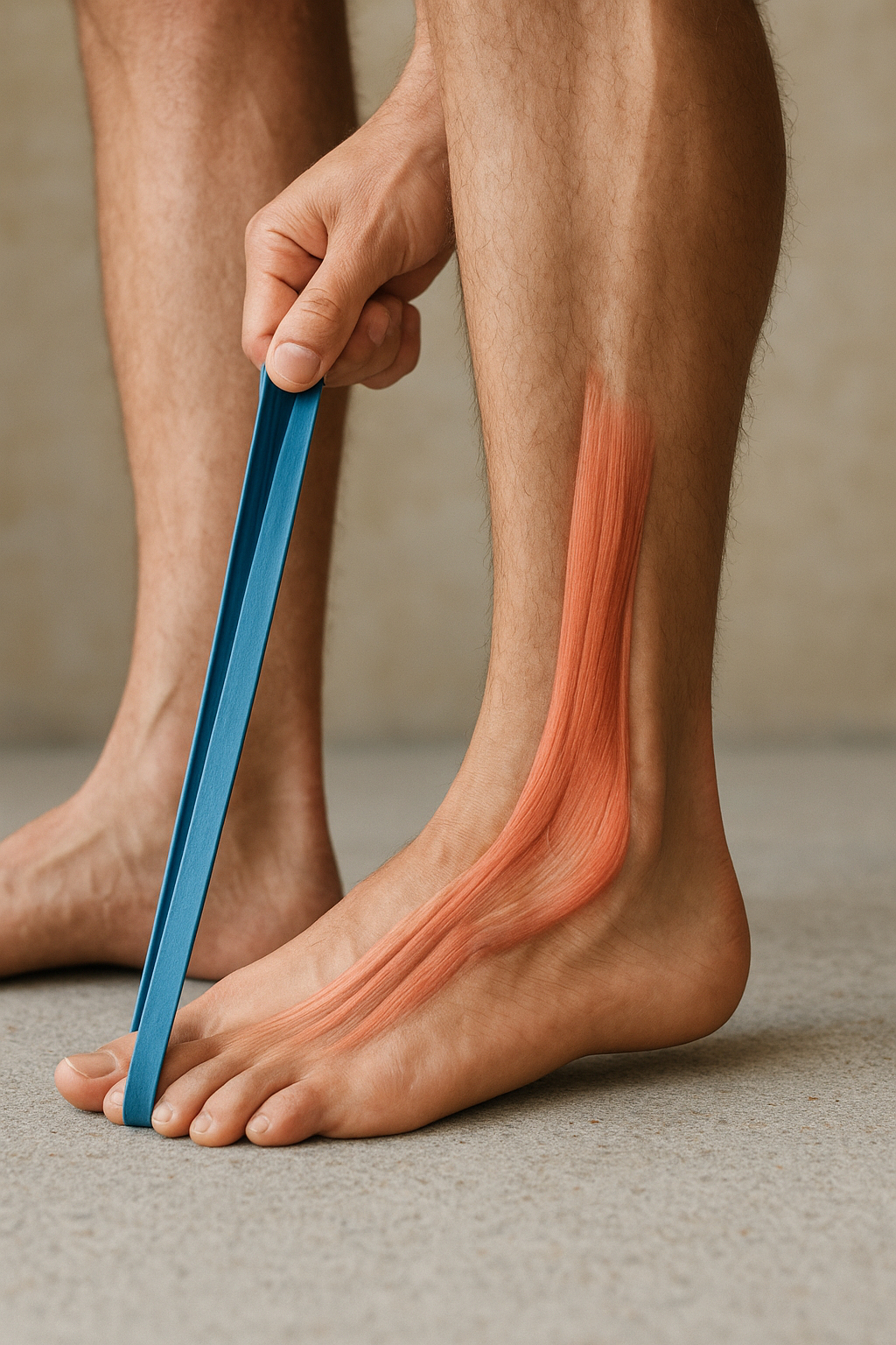 Versterk je enkel: peroneus longus oefeningen voor de oefenlezer - Illustration
