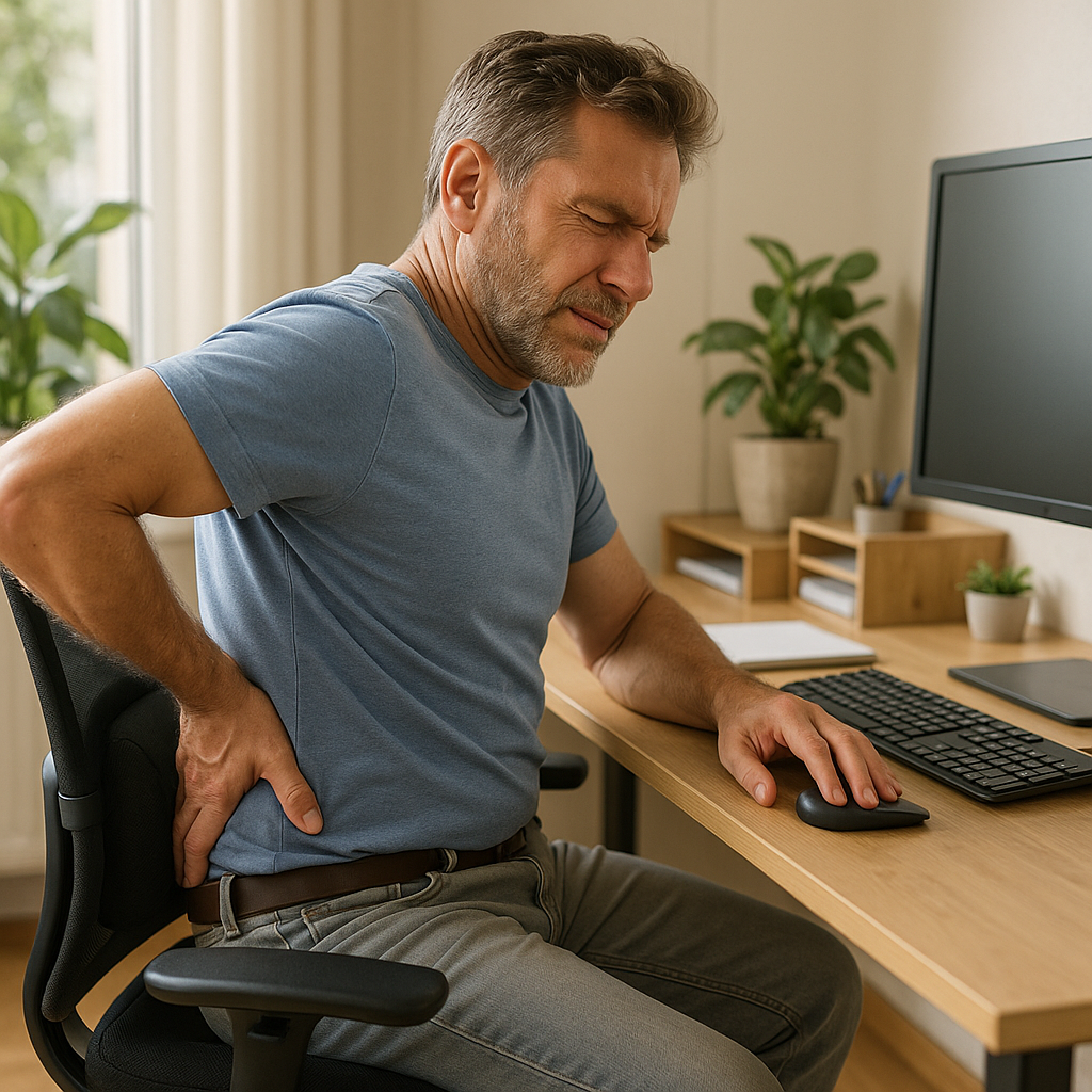 Leven zonder rugpijn: ontdek de kracht van ergonomie bij een gevoelige onderrug - Illustration
