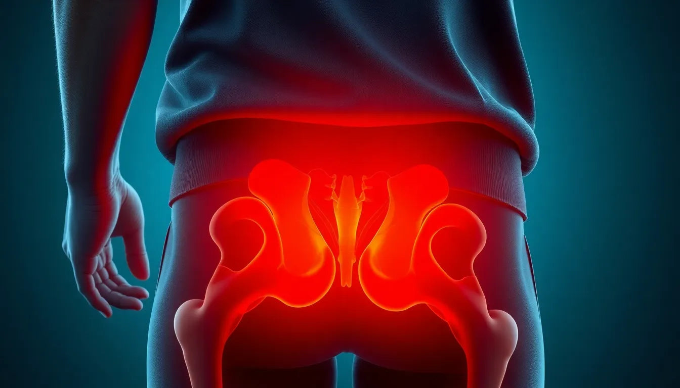 Bevrijd je van pijn: ontdek de oplossingen voor ondt i lænden og ned i ballen - Illustration