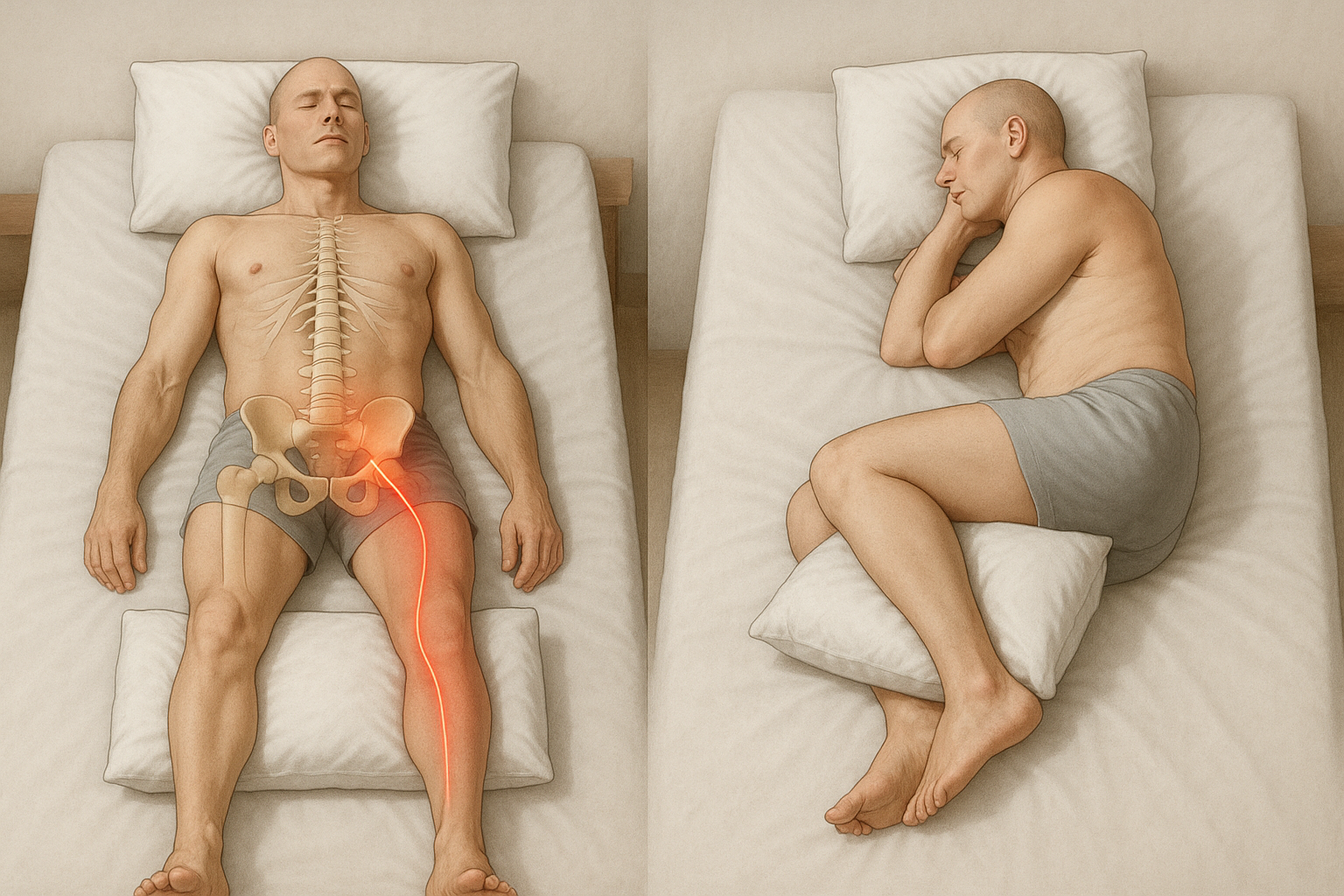 Verlicht je sciatische pijn: vind jouw ideale slaappositie