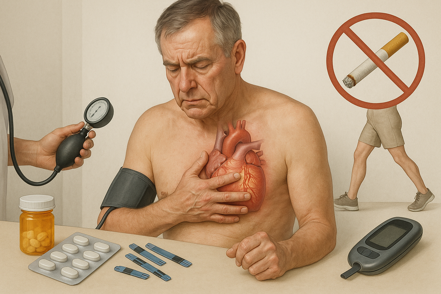 Secundaire preventie: jouw gids voor een gezonder hart en leven - Illustration