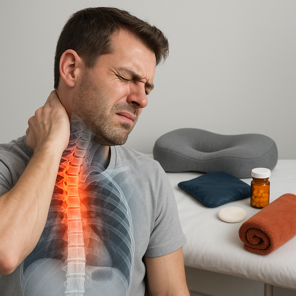 Soulage je torticolis: astuces simples pour un cou sans douleur - Illustration