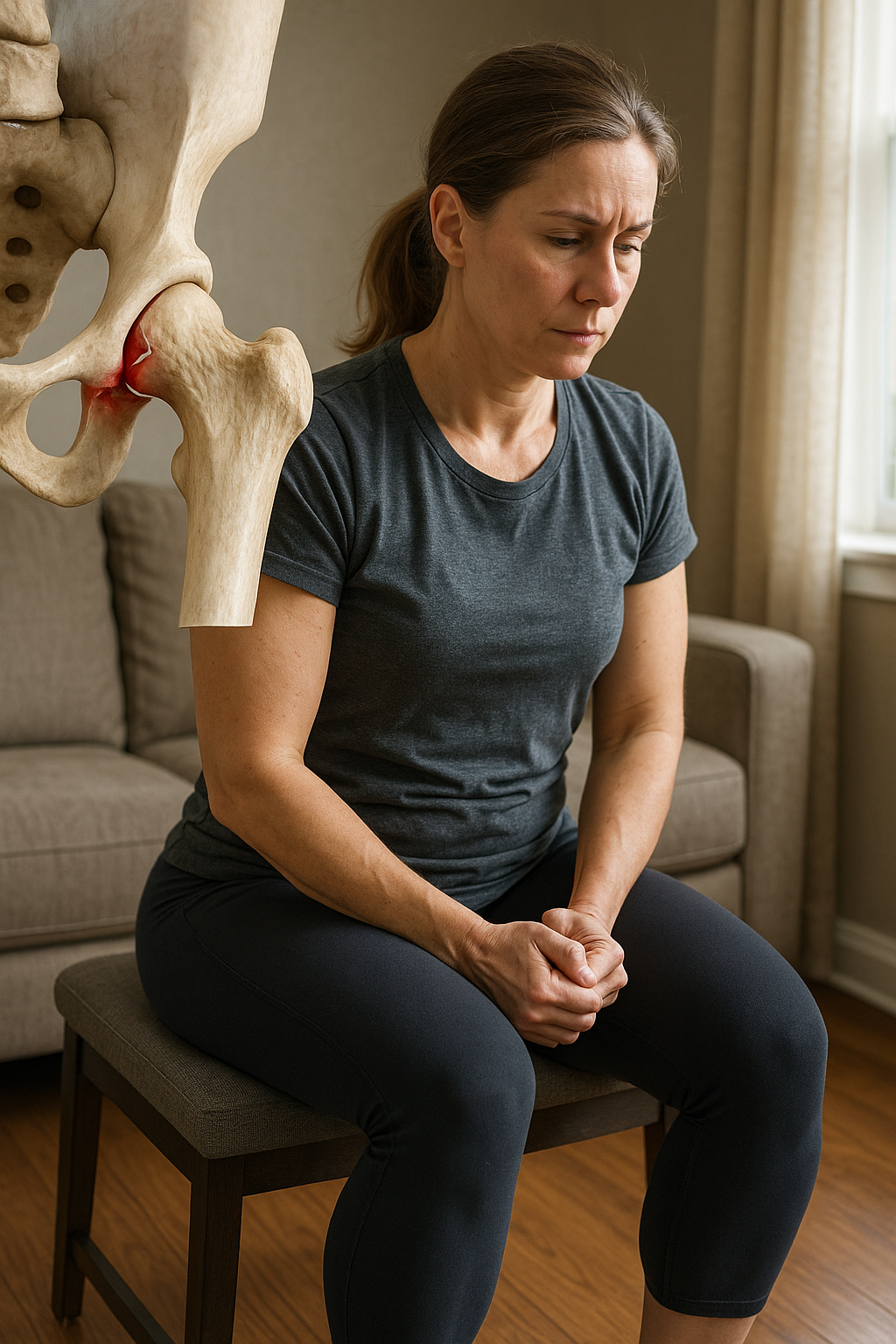 Heupvrijheid herwinnen: oefeningen voor een gezond labrum - Illustration