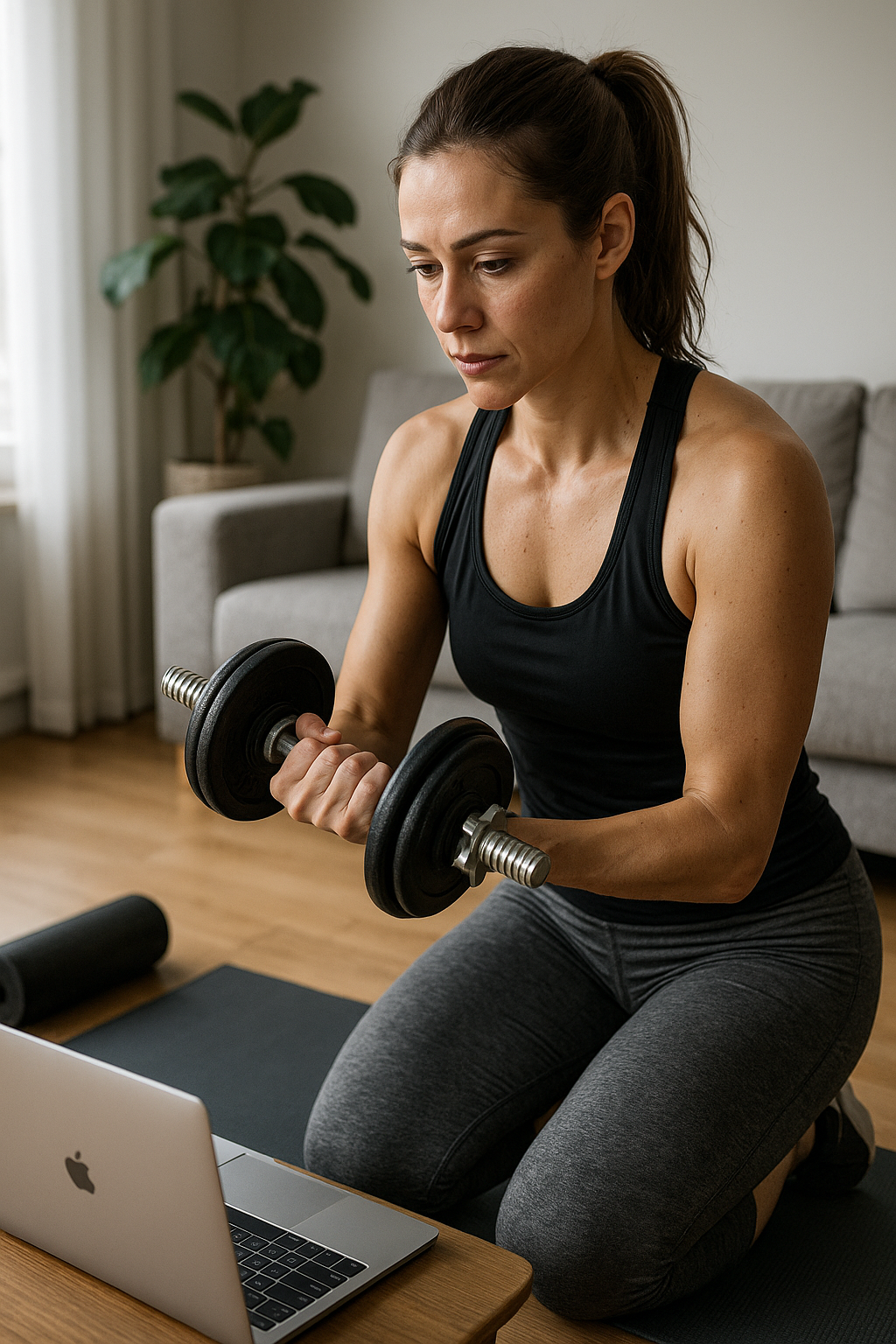Start je fitnessreis: thuistraining zonder gedoe - Illustration