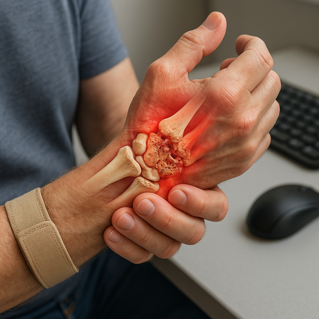 Verlicht je polspijn: ontdek effectieve oplossingen voor poignet arthrose - Illustration