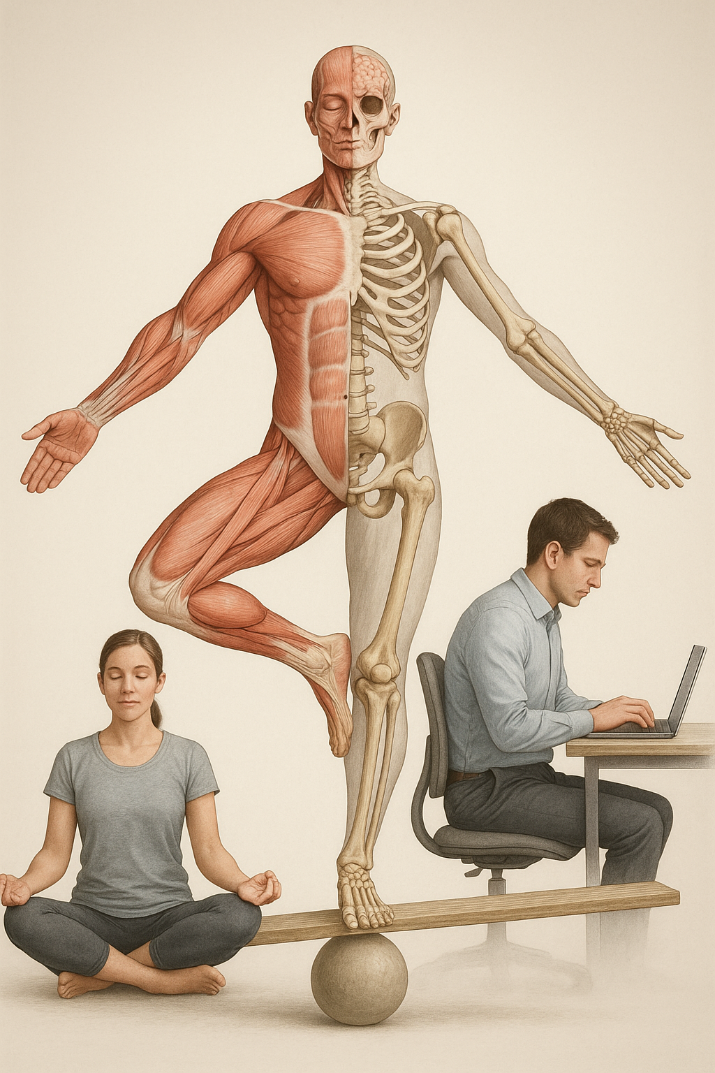 Stabiliteit: de sleutel tot een gezonde en gebalanceerde levensstijl - Illustration