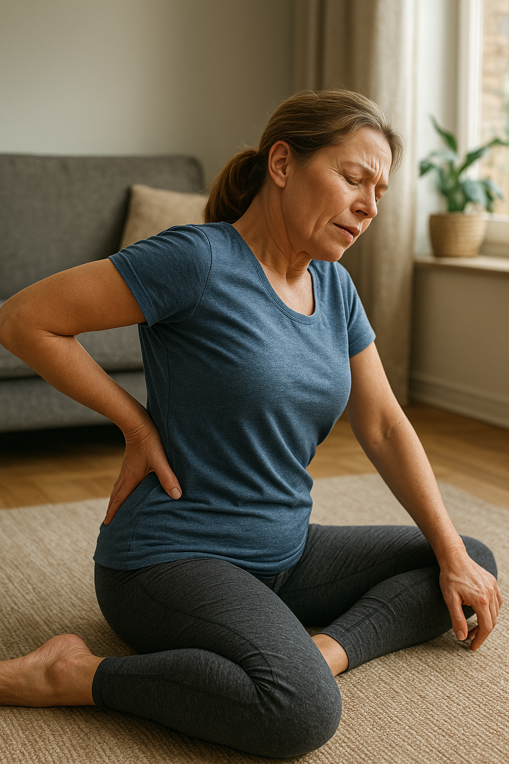Oefenlezer ontdekt de geheimen van stijve onderrug rekken: verlicht spanning vandaag! - Illustration