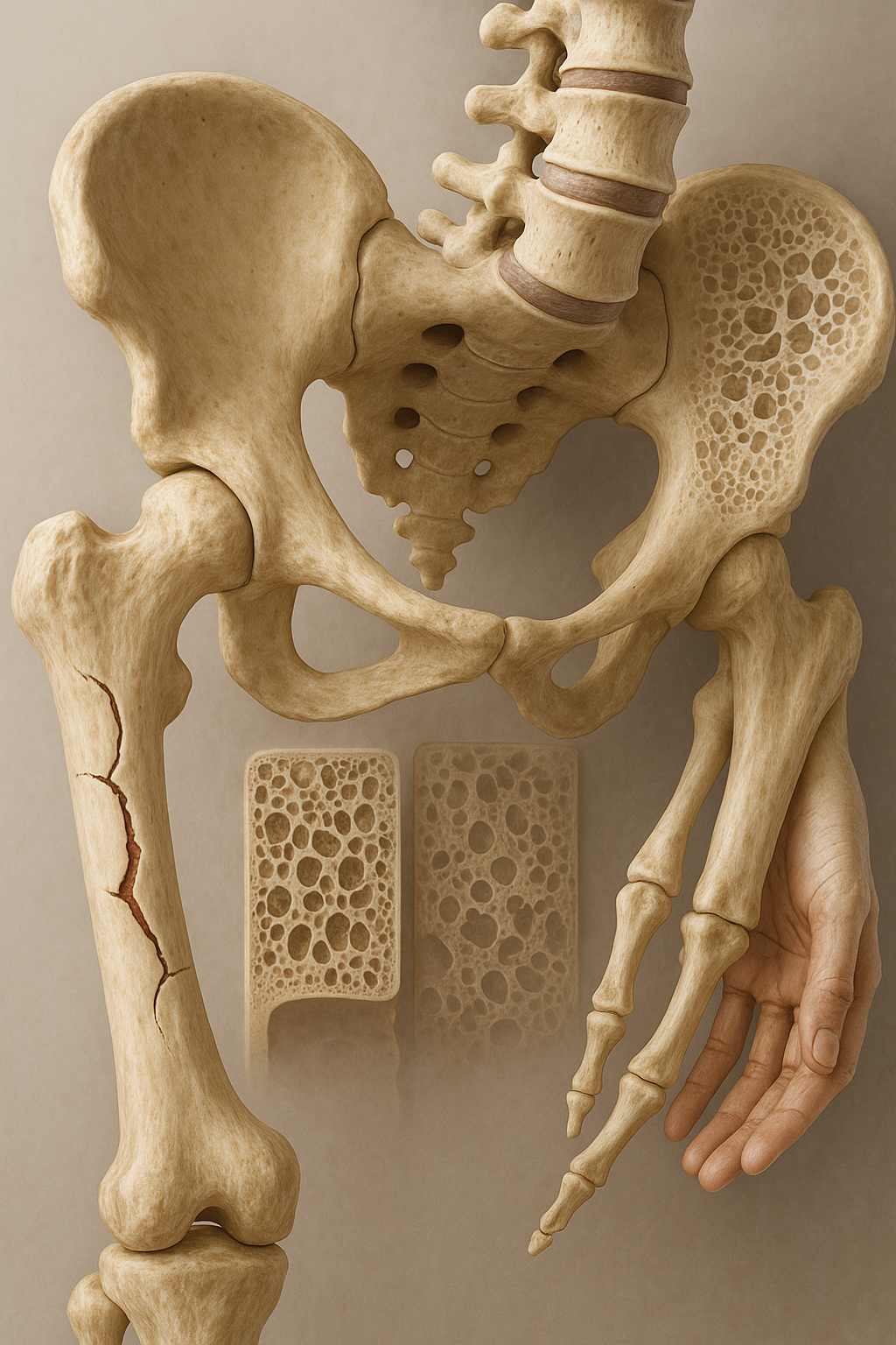 Osteoporose: de stille bedreiging voor je botgezondheid onthuld - Illustration