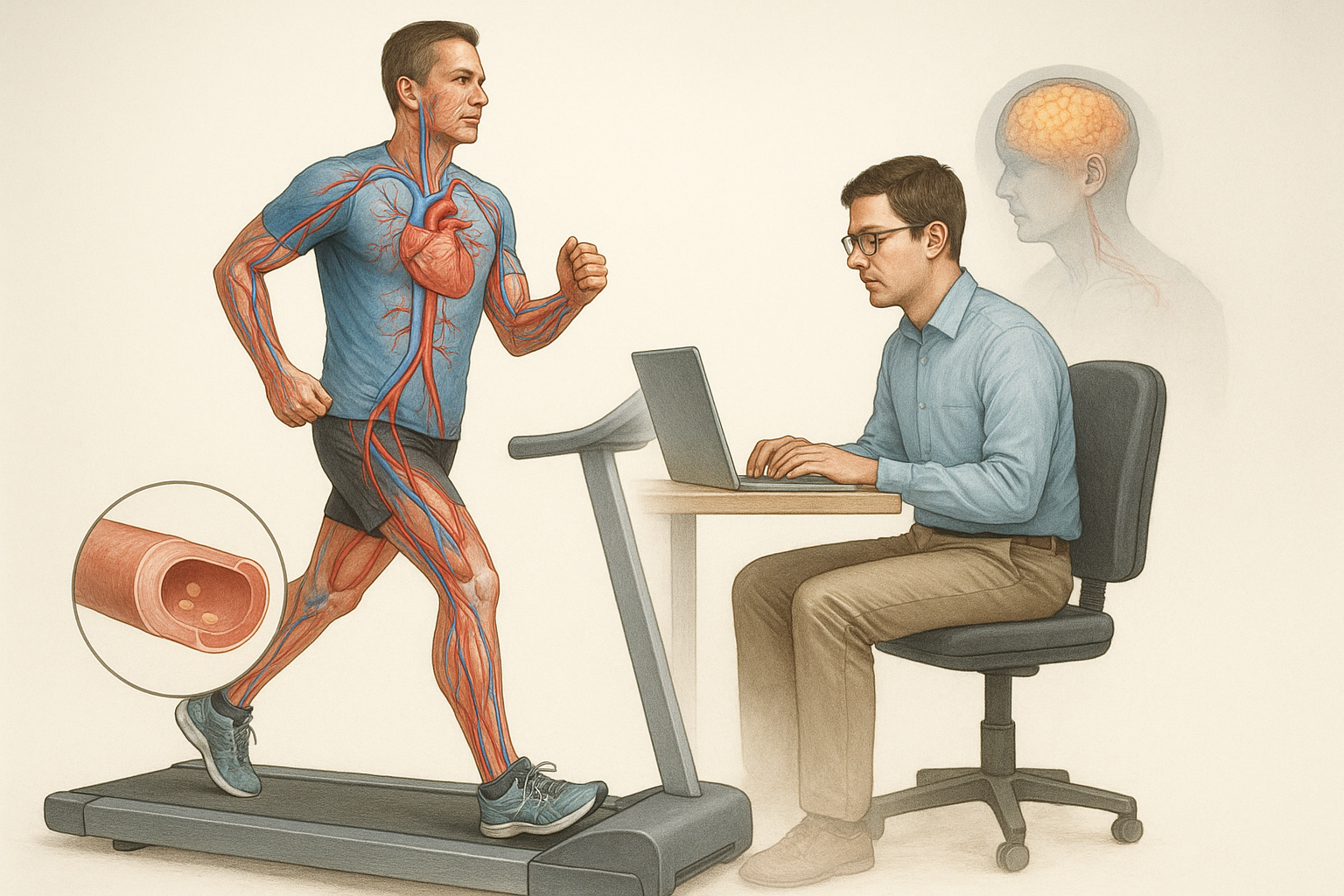 Waarom bewegen je werkdag en welzijn transformeert - Illustration