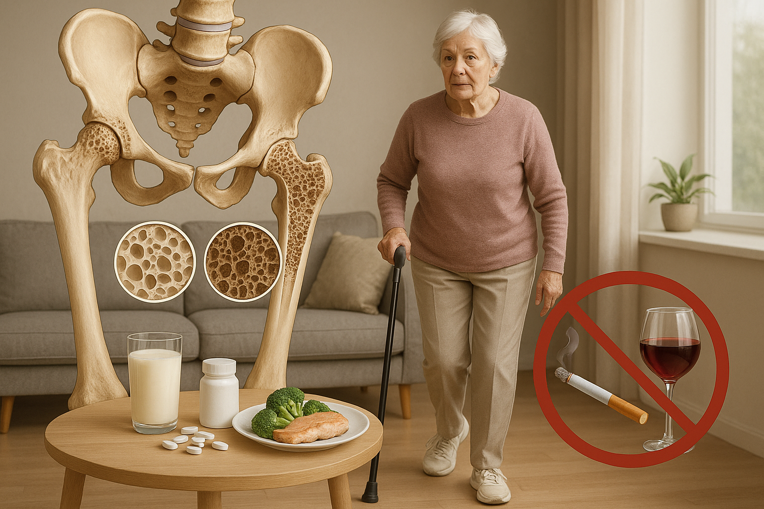 Voorkom osteoporose: versterk je botten met eenvoudige leefstijlaanpassingen