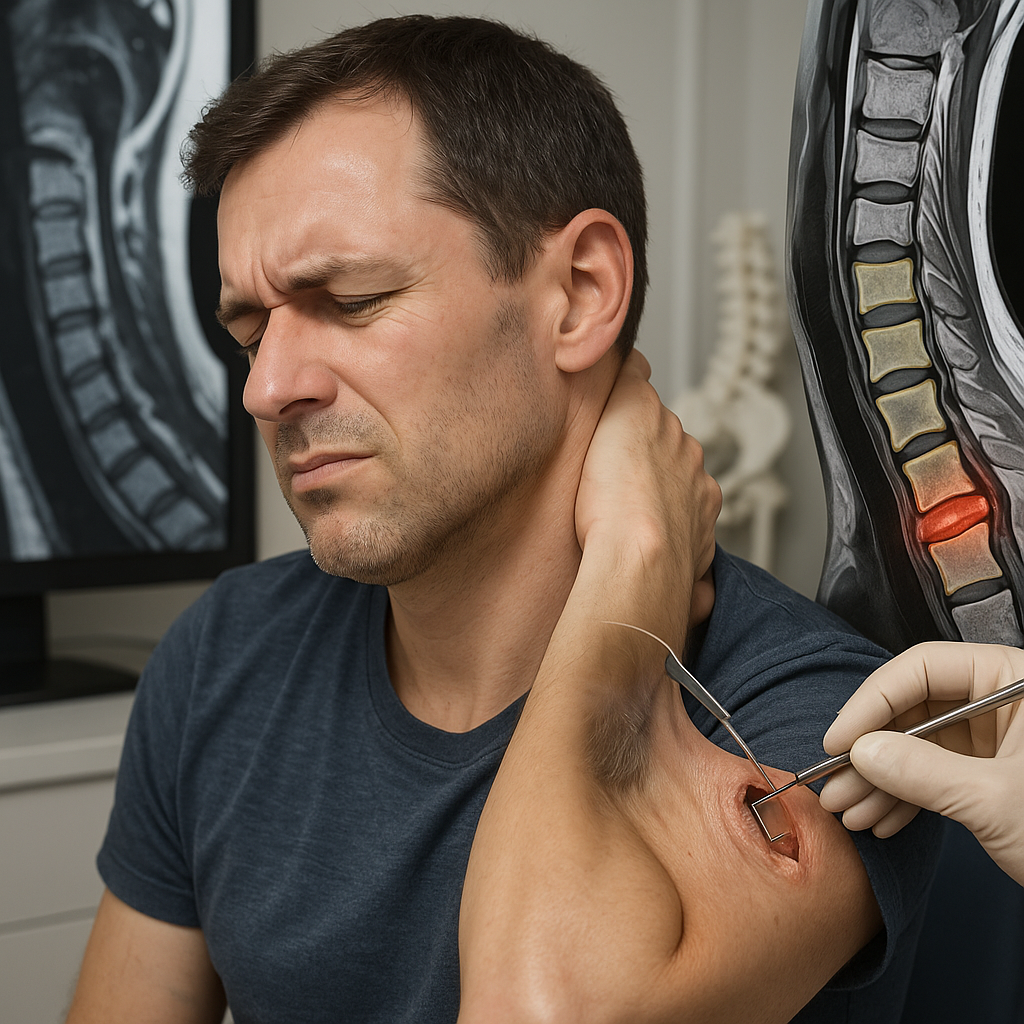 Nekhernia operatie: van diagnose tot herstel met vertrouwen - Illustration