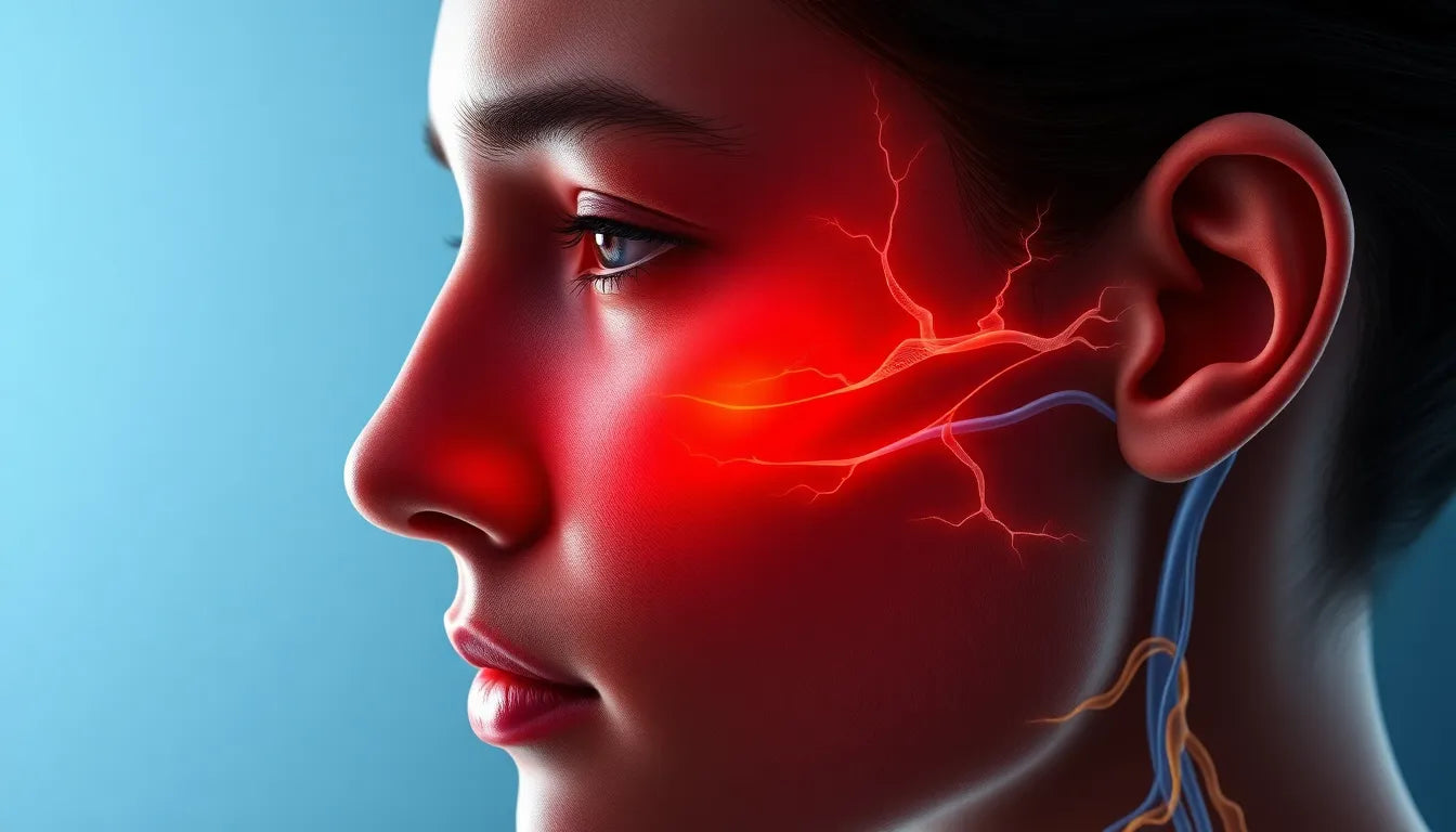Ontsnap aan nekpijn: ontdek de verborgen link met sinusitis - Illustration