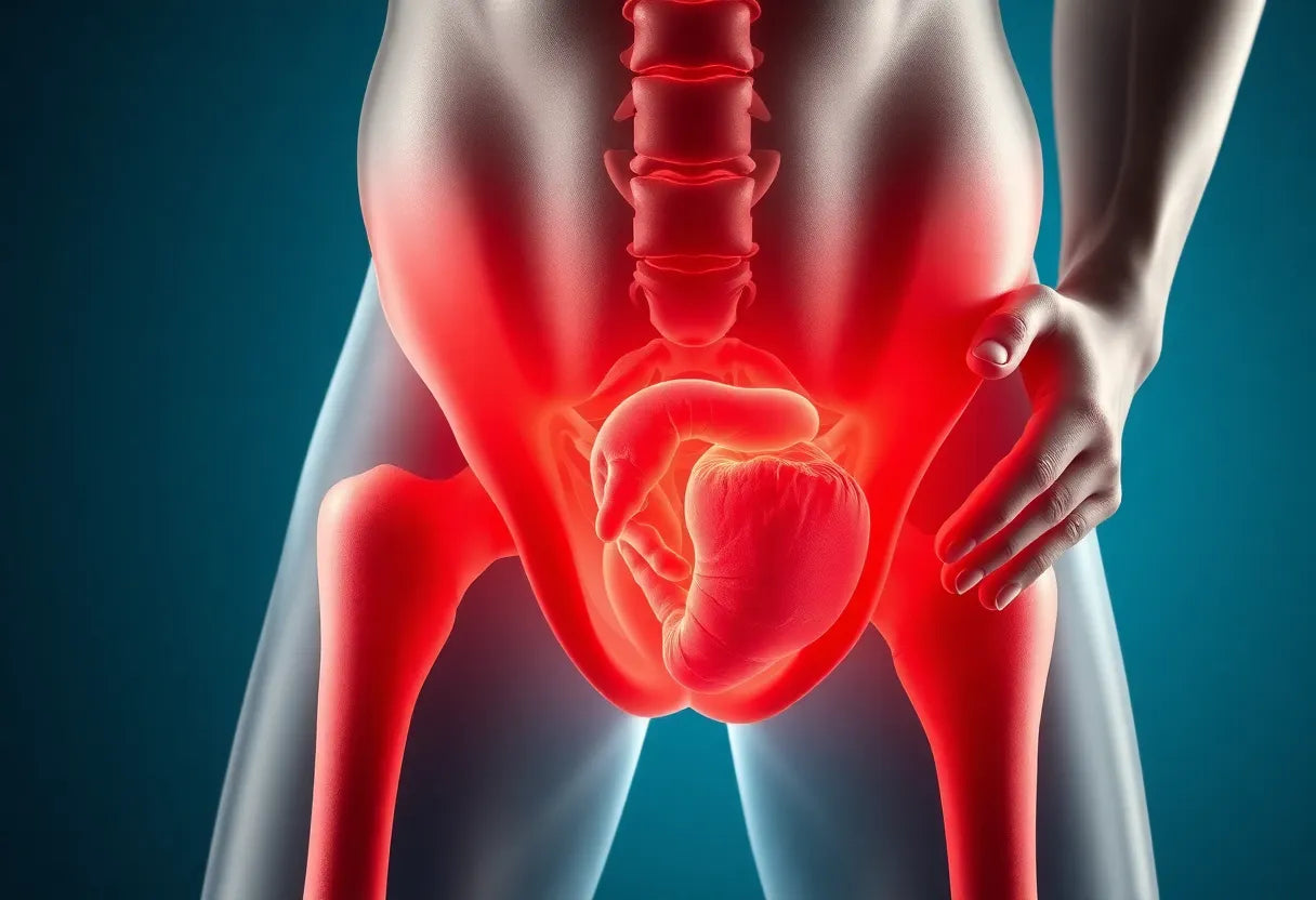 Wanneer rugpijn je leven beheerst: herken hernia symptomen in de onderrug - Illustration