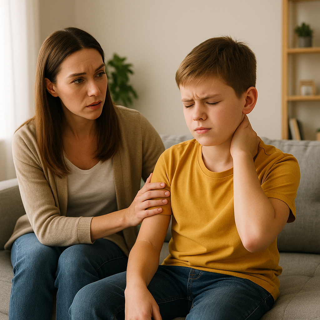 Ontdek de oorzaken en oplossingen voor nekpijn bij kinderen