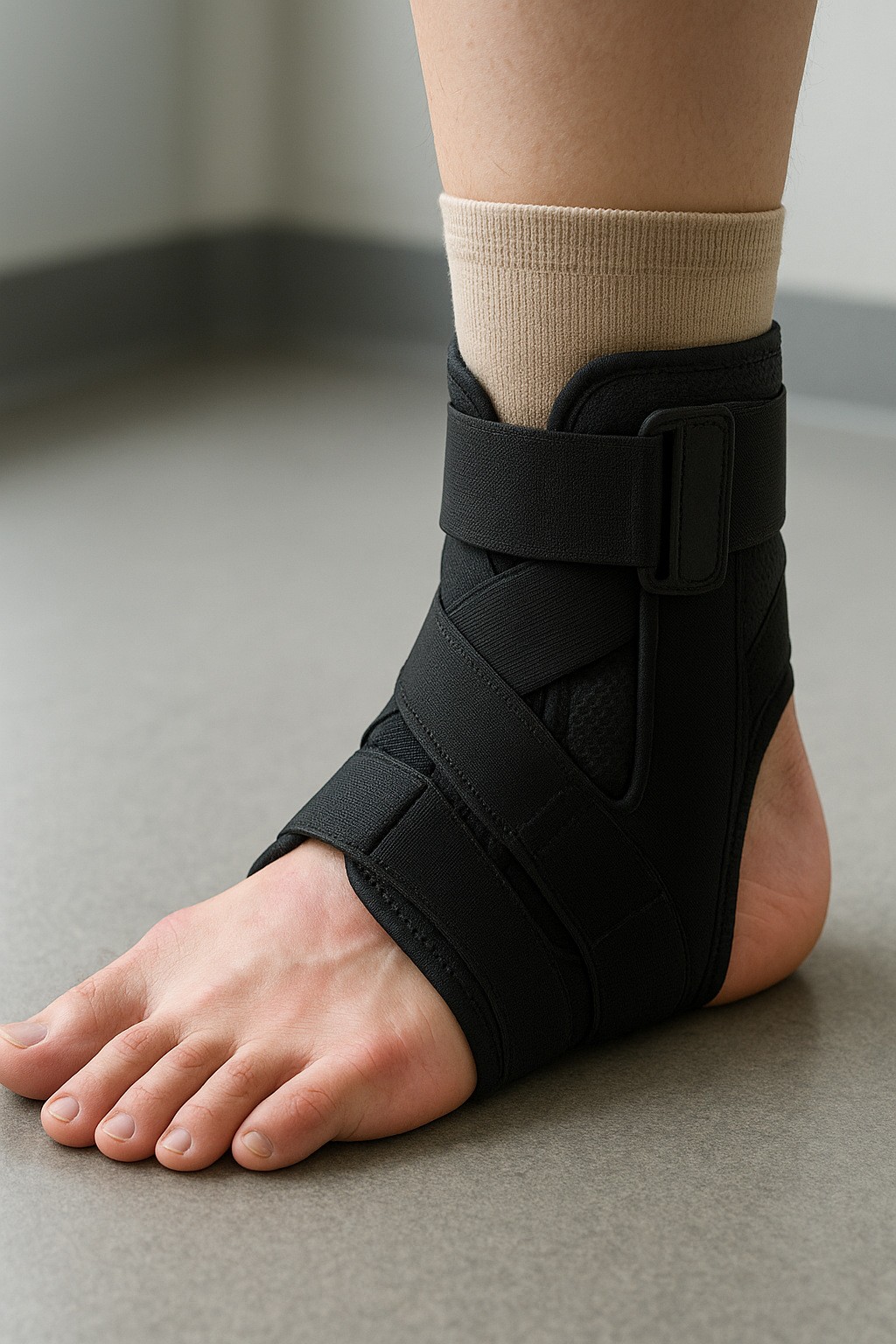 Versterk je stappen: ontdek de kracht van een enkelbandage - Illustration