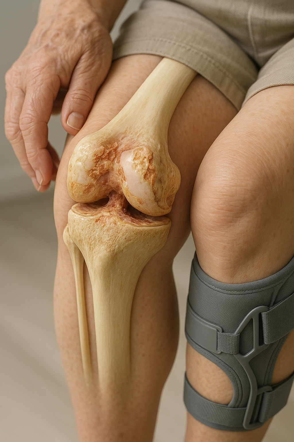 Verlicht de pijn van arthrose du genou met slimme ergonomische oplossingen van Anodyne - Illustration
