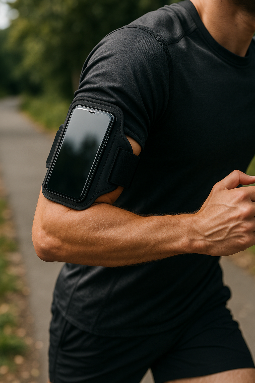 Houd je telefoon veilig en comfortabel tijdens het hardlopen met de perfecte houder - Illustration