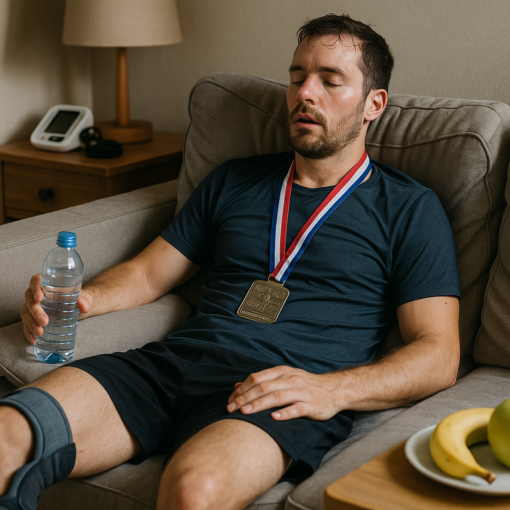 Herstel na marathon: je gids voor een snel en gezond herstel - Illustration