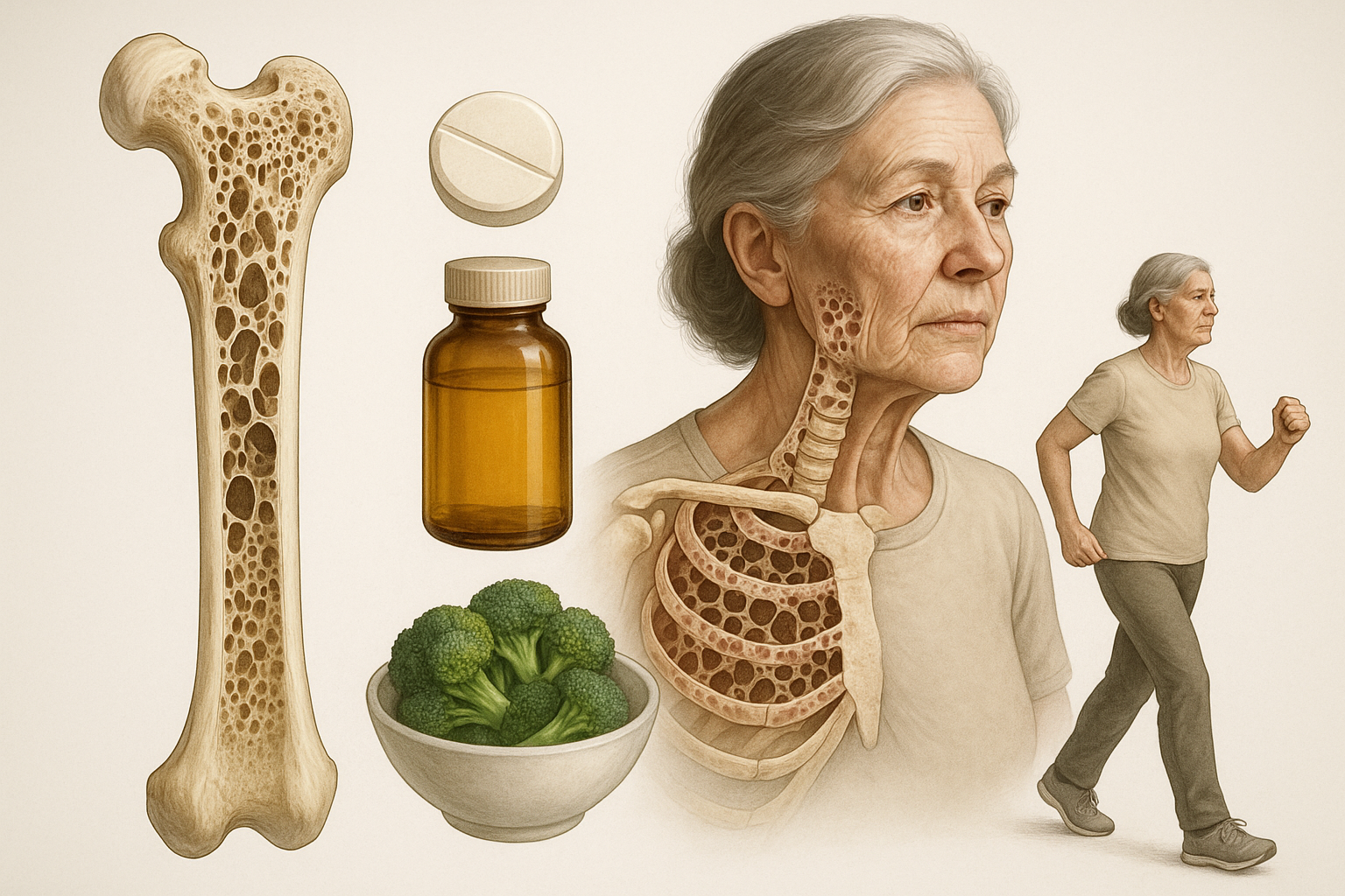 Erfelijkheid en osteoporose: wat betekent het voor jou? - Illustration