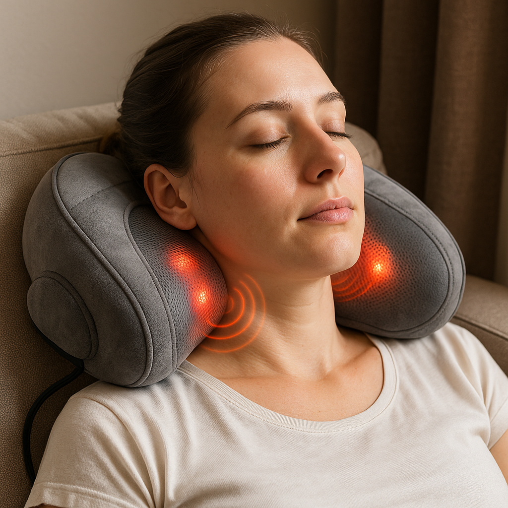 Ontdek de ultieme ontspanning met een oreiller cervical massage - Illustration