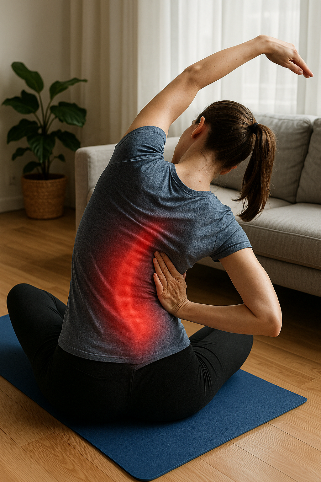 Bevrijd je rug: ontdek effectieve scoliose-oefeningen voor thuis - Illustration