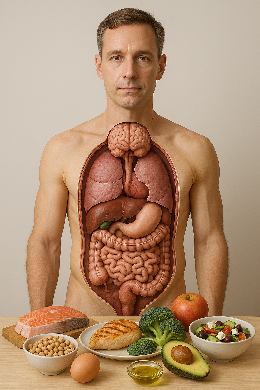 Ontdek de kracht van voeding voor een gezond leven - Illustration