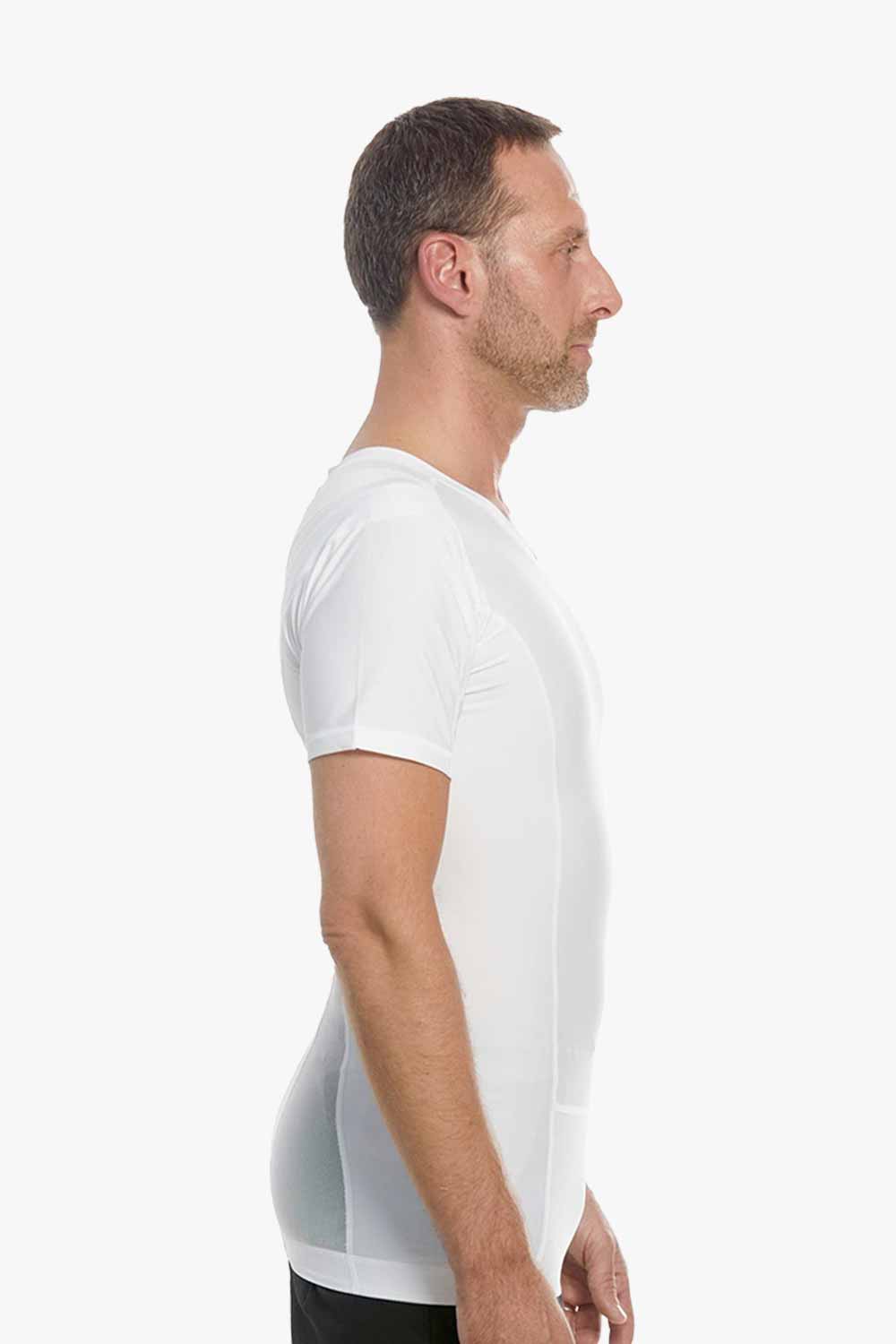 Men's Posture Shirt™ Zipper - Blanc
