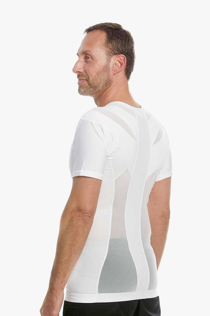 wit houdingsshirt mannen functie