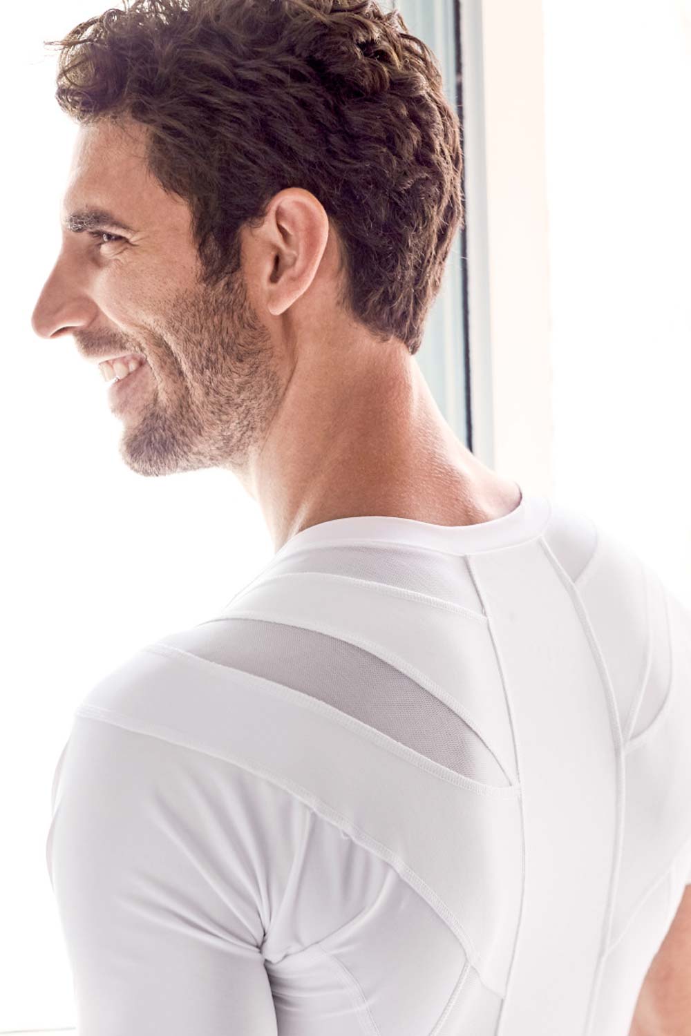 Men's Posture Shirt™ Zipper - Wit