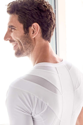 DEMO - Men's Posture Shirt™ Zipper - Wit