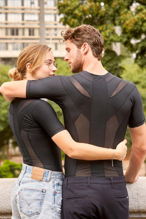 DEMO - Women's Posture Shirt™ Zipper - Zwart