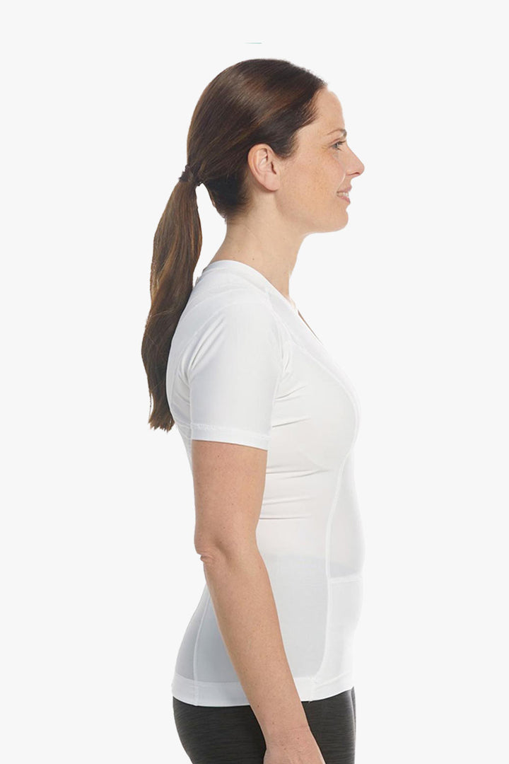 wit houding corrigerend shirt voor vrouwen