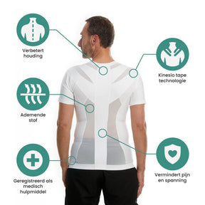 technologie posture shirt zipper